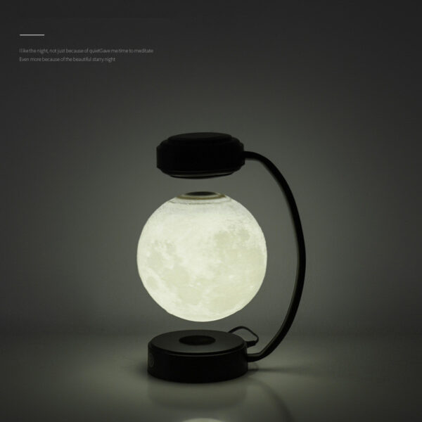 3D LED Moon Lamp | Magnetic Levitating & Rotating

A magnetic levitating moon lamp with 360° rotation, perfect for any space.